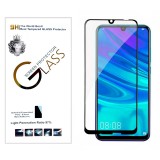 Защитное стекло для Huawei P Smart 2019 5D Silk print Lion Glass Full Screen (High Aluminum, Full Glue, 9H, 0.3mm) (Черное)